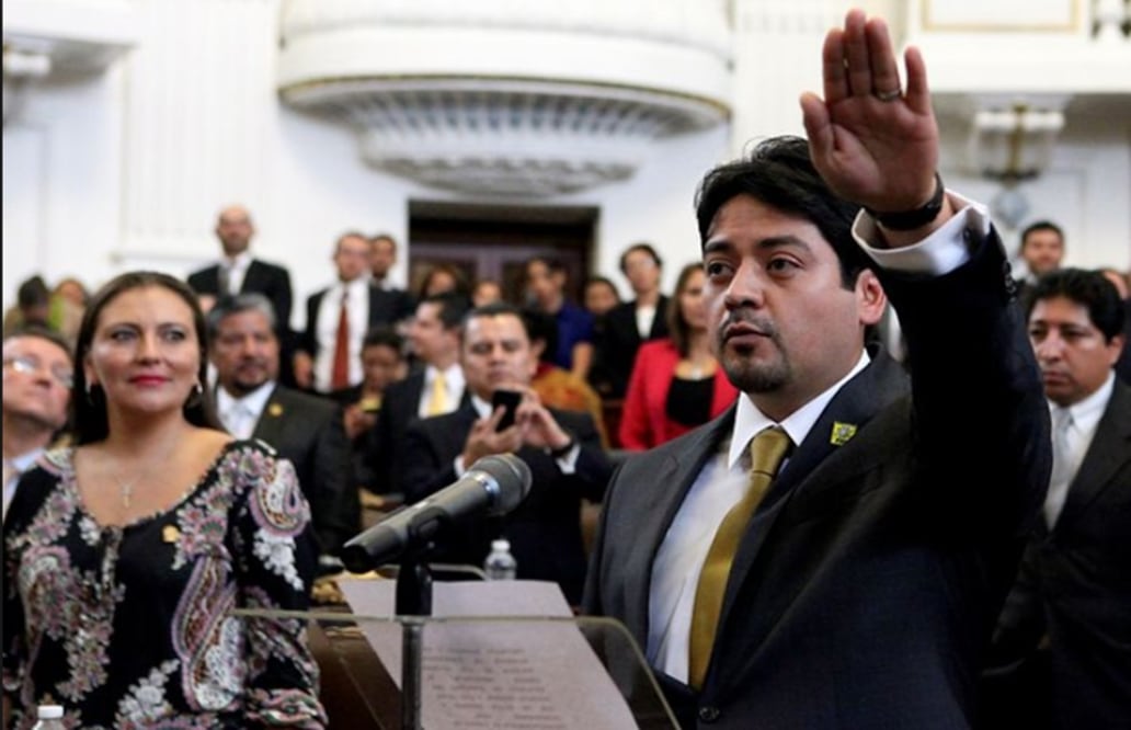 El ex delegado de la Cuauhtémoc, Alejandro Fernández, presentó su renuncia al Consejo Nacional del Partido de la Revolución Democrática. Foto: Archivo/EL UNIVERSAL