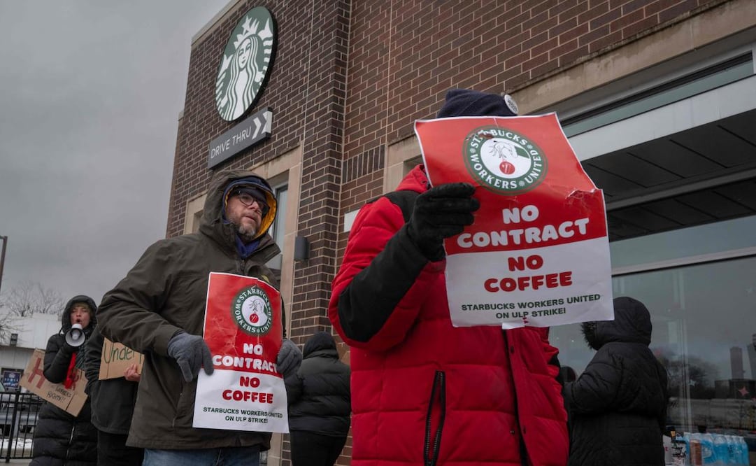 Trabajadores de Starbucks se van a huelga en Estados Unidos. (21/12/24) Foto: iStock