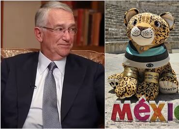 Salinas Pliego cuestiona uso de "Temayín", peluche de jaguar del Tren Maya ; "a los de carne y hueso los mataban", dice