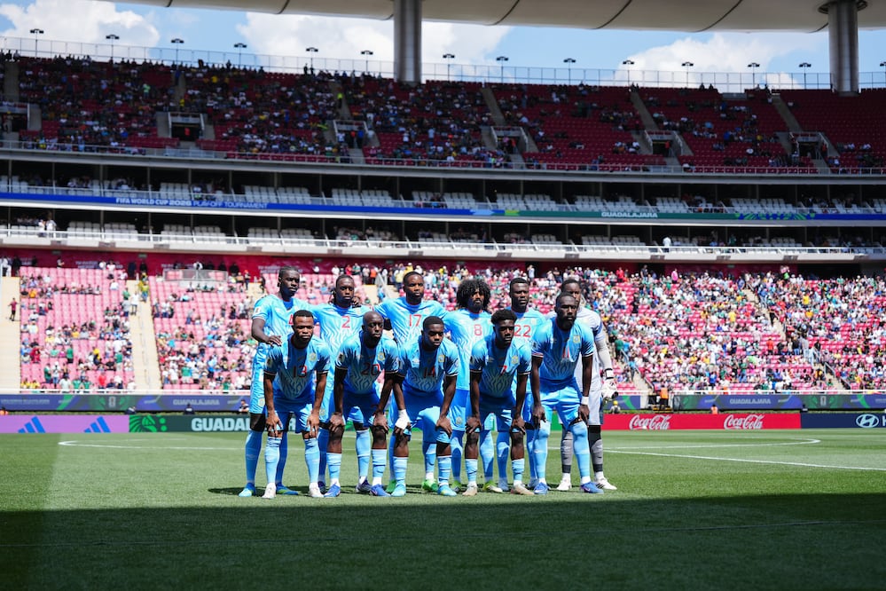 Jugadores de República Democrática del Congo, durante el Repechaje Mundialista - Foto: Imago7