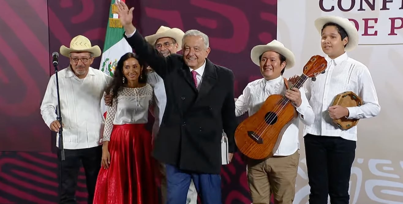 Última mañanera de AMLO. Foto: Captura de pantalla