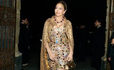 JLo brilla con vestido dorado Dolce & Gabbana