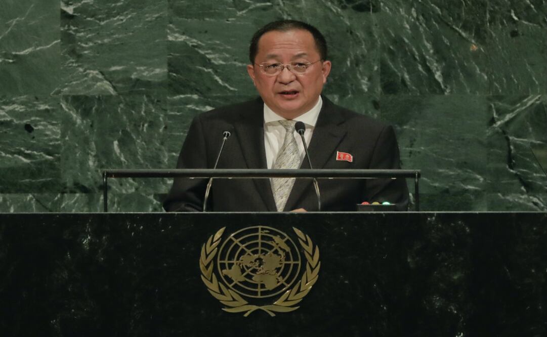 (El ministro de Relaciones Exteriores de Corea del Norte, Ri Yong Ho. Foto: AP)