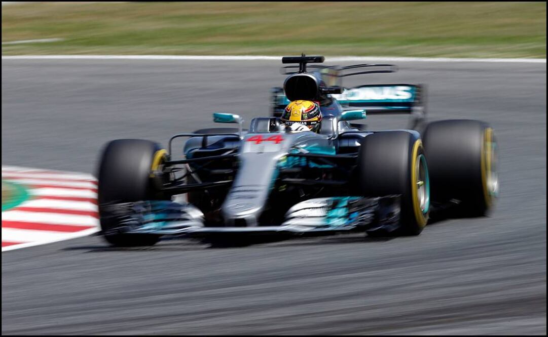 Lewis Hamilton en la clasificación del GP de España. Reuters