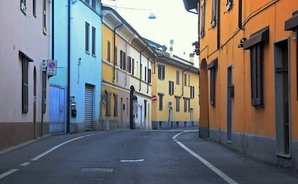 Calles desiertas y temor en Codogno, foco del brote de coronavirus en Italia