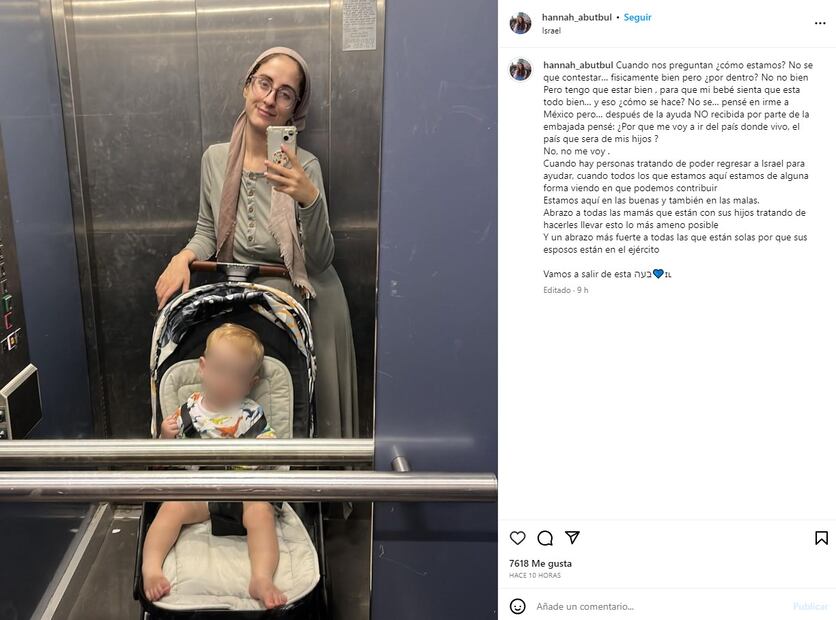 Ximena Orozco o Hannah Abutbul en Israel. Foto: Instagram