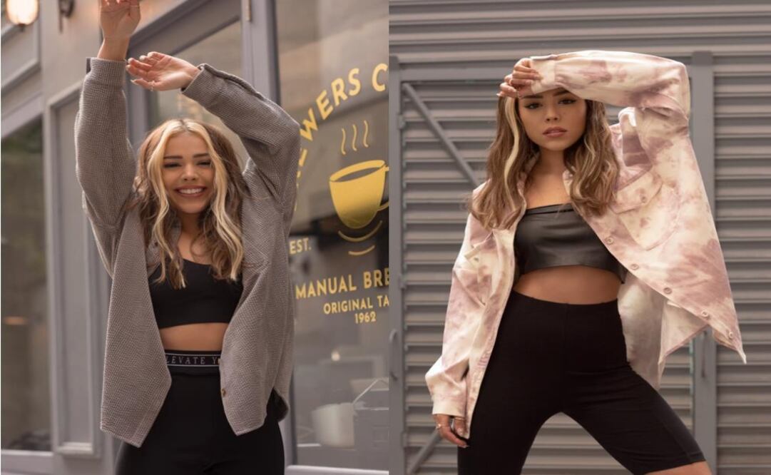Danna Paola no ha parado de darnos lecciones de estilo y se mantiene muy activa en el terreno de la moda / Fotos: Cortesía Stradivarius