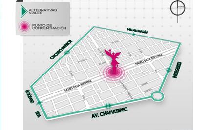 Habrá marchas y concentraciones en zona Centro