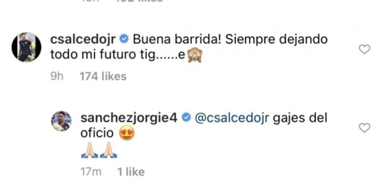 ¿Carlos Salcedo revela que Jorge Sánchez llegaría a Tigres?