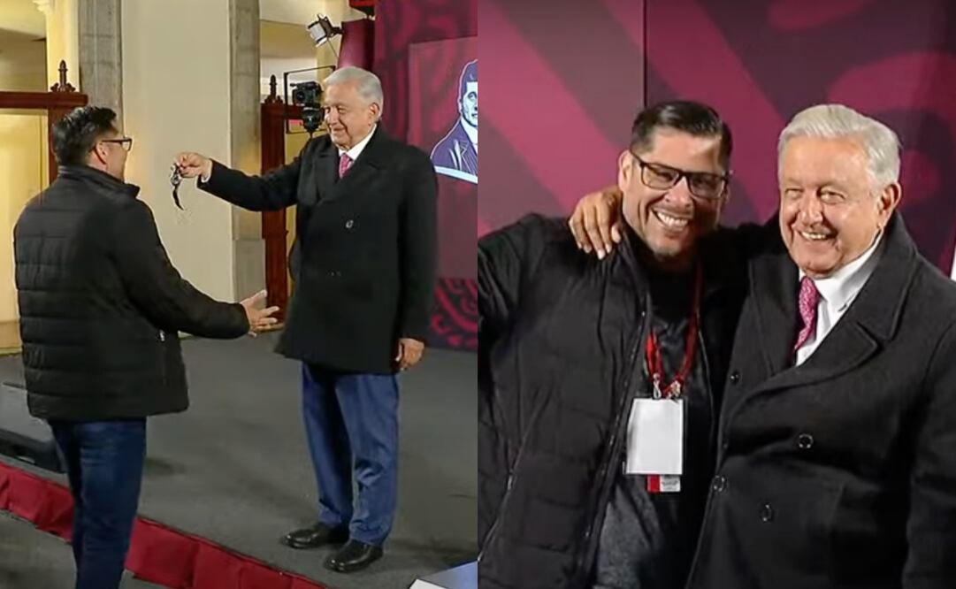 AMLO rifa reloj durante su última mañanera. Foto: Captura de pantalla