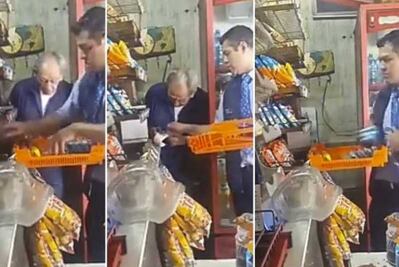 Captan a empleado de Bimbo y Marinela en posible robo a abuelito en su tienda