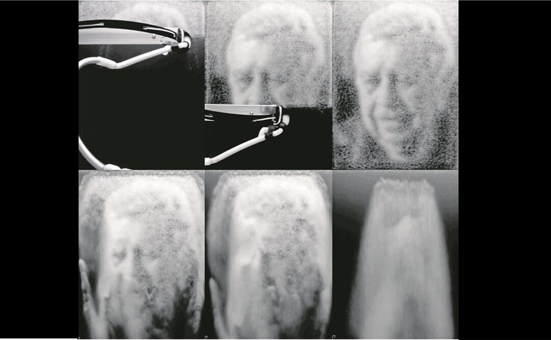 Documentación del memorial con la fotografía de Manuel Felguérez que se activó en el Museo Universitario Arte Contemporáneo. Foto: Cortesía del artista