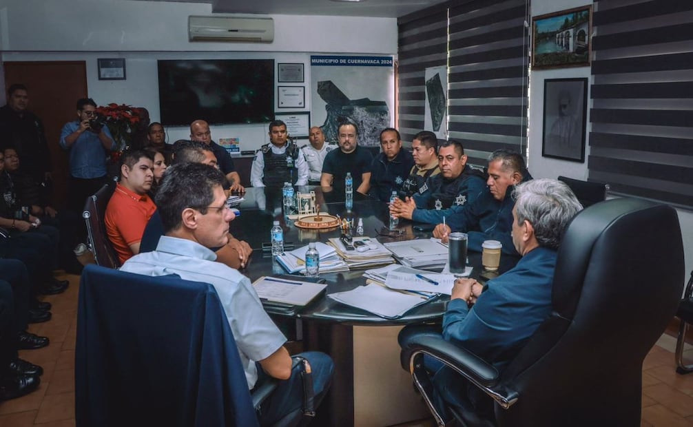 El alcalde de Cuernavaca exige resultados en la prevención del delito.
Foto: Especial.