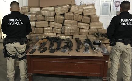 Decomisa Policía de Coahuila cerca de dos toneladas de marihuana