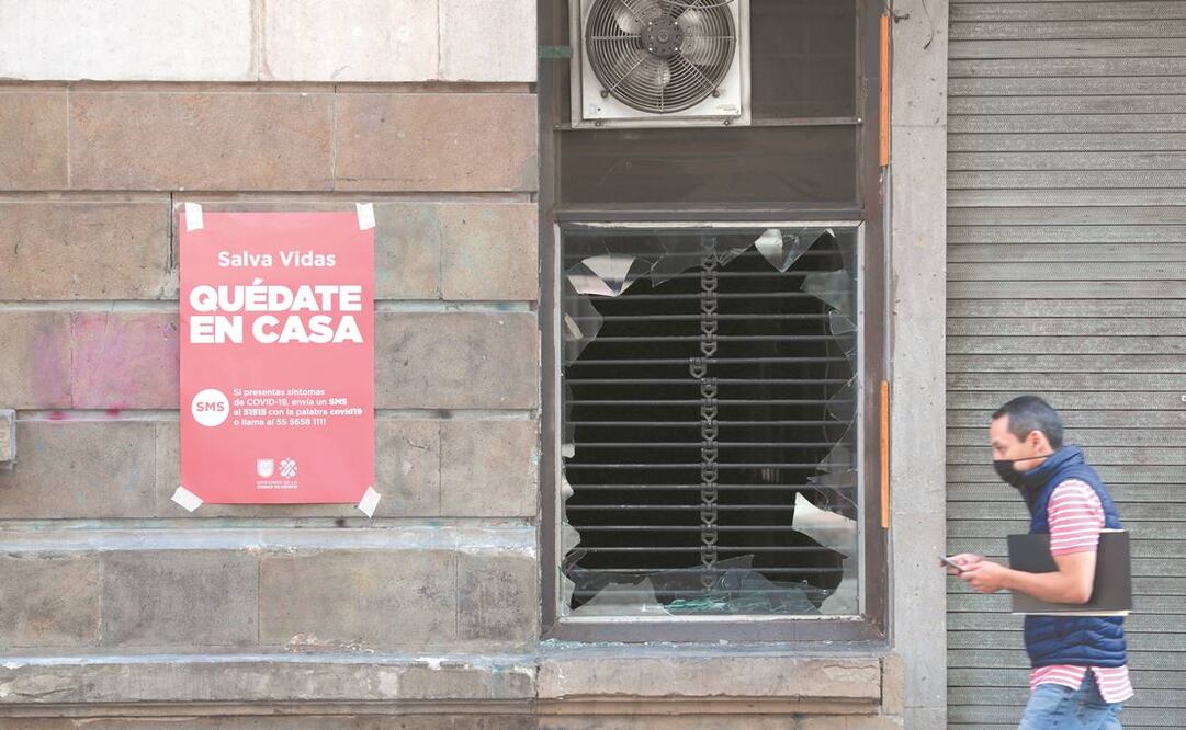 Ante los desmanes del lunes, el Gobierno local dijo que los actos vandálicos se disfrazaron de protesta social y sólo querían provocar a la policía. Foto: ADRIANA HERNÁNDEZ. EL UNIVERSAL