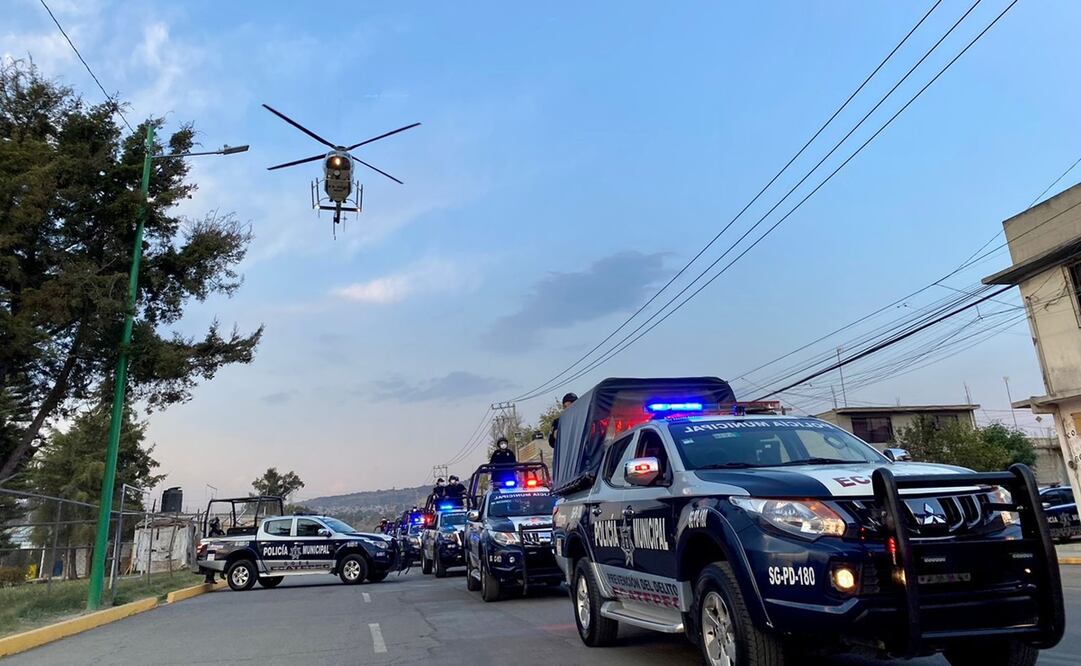 En el operativo también participarán más de 300 patrullas municipales, el helicóptero Jaguar 1 y unidades de Protección Civil y Bomberos de Ecatepec. Foto: Especial