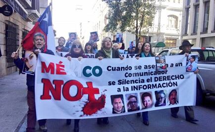 Periodistas exigen que Chile pida a México medidas contra ataques a prensa