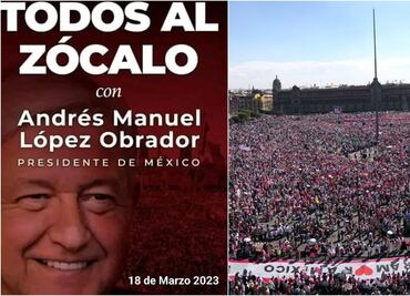 Anuncian marcha en apoyo a AMLO en el Zócalo de la CDMX