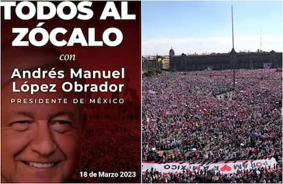 Anuncian marcha en apoyo a AMLO en el Zócalo de la CDMX