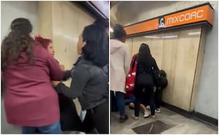 Mujer sufre crisis nerviosa y amenaza con arrojarse a las vías del Metro junto a una menor; video se vuelve viral