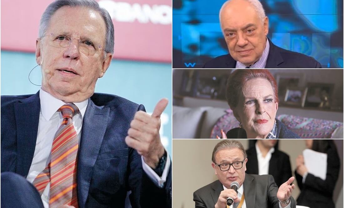 El periodista manifestó su sentir con el equipo de trabajo que formó junto con Zabludovsky. Fotos: EL UNIVERSA y Berenice Fregoso. EL UNIVERSAL