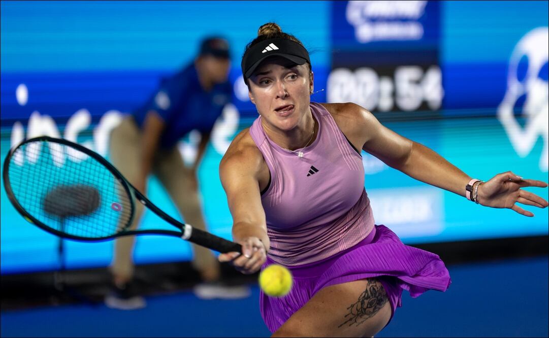 Elina Svitolina desea llegar lo más lejos posible en el Abierto GNP Seguros antes del US Open - Foto: EFE