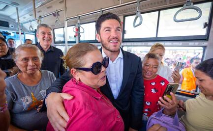 Nuevo León ya suma 400 unidades de transmetro; Samuel García pone en marcha 21 camiones para Metrorrey