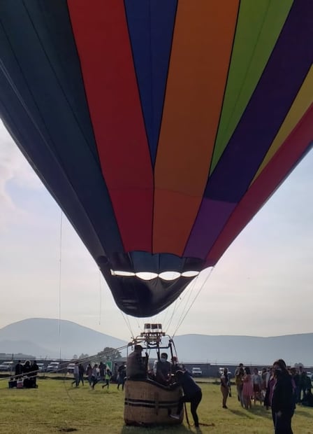 ¿Dejarán de volar globos aerostáticos en Teotihuacán?