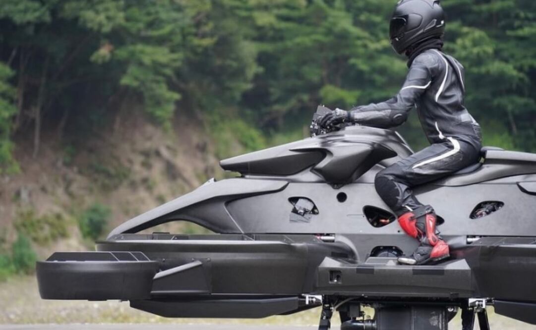 En Japón, ya está a la venta la primera moto voladora, un vehículo que parece sacado de la ciencia ficción. Foto: Instagram @xturismo_official