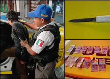 Detienen a adolescente por asalto con cuchillo en una tienda de conveniencia en Monterrey