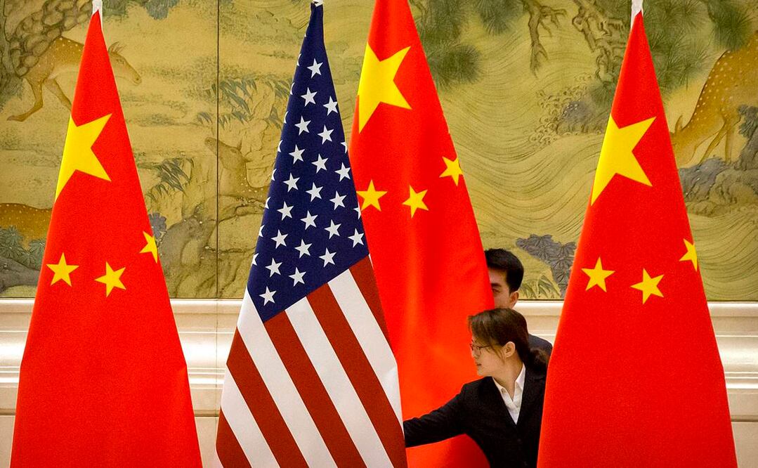 Trump excluyó a China de la pausa de 90 de los aranceles y los aumentó hasta el 125% para ese país, en un nuevo capítulo de la pulseada entre las dos mayores economías del planeta. Foto: AP