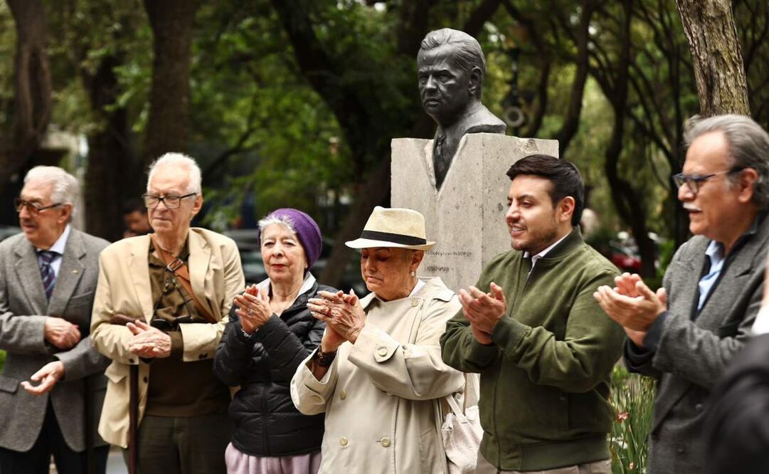 Homenaje por el segundo aniversario luctuoso de Porfirio Muñoz Ledo, en Parque María Enriqueta en calle Providencia y la Morena, Colonia Del Valle. Foto: Berenice Fregoso/ EL UNIVERSAL