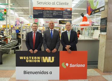Soriana recibirá remesas con Western Union