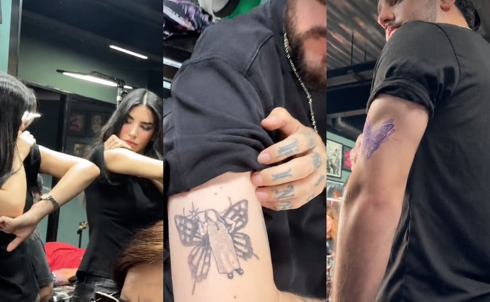 Familia de Kimberly Loaiza se tatúa en honor a Mary Martínez. Foto: Captura de video