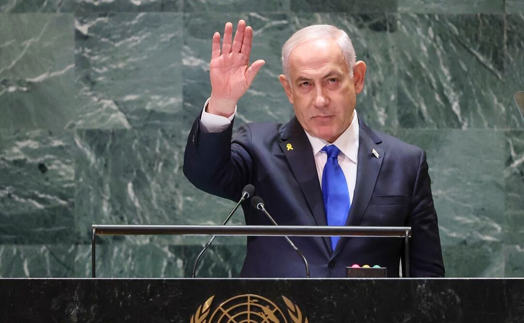 En su discurso ante la Asamblea General de la ONU, Netanyahu afirmó que su país ha "destruido la mayor parte de la máquina terrorista" de Hamas y que busca terminar el trabajo "lo más rápido posible" en Gaza. Foto: EFE