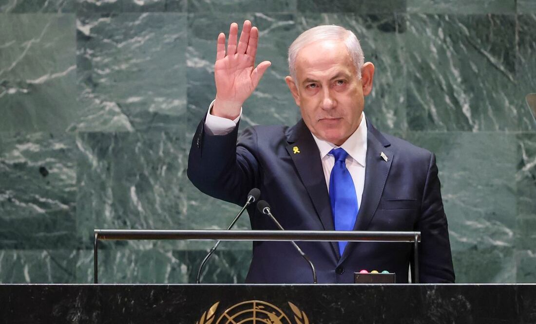En su discurso ante la Asamblea General de la ONU, Netanyahu afirmó que su país ha "destruido la mayor parte de la máquina terrorista" de Hamas y que busca terminar el trabajo "lo más rápido posible" en Gaza. Foto: EFE