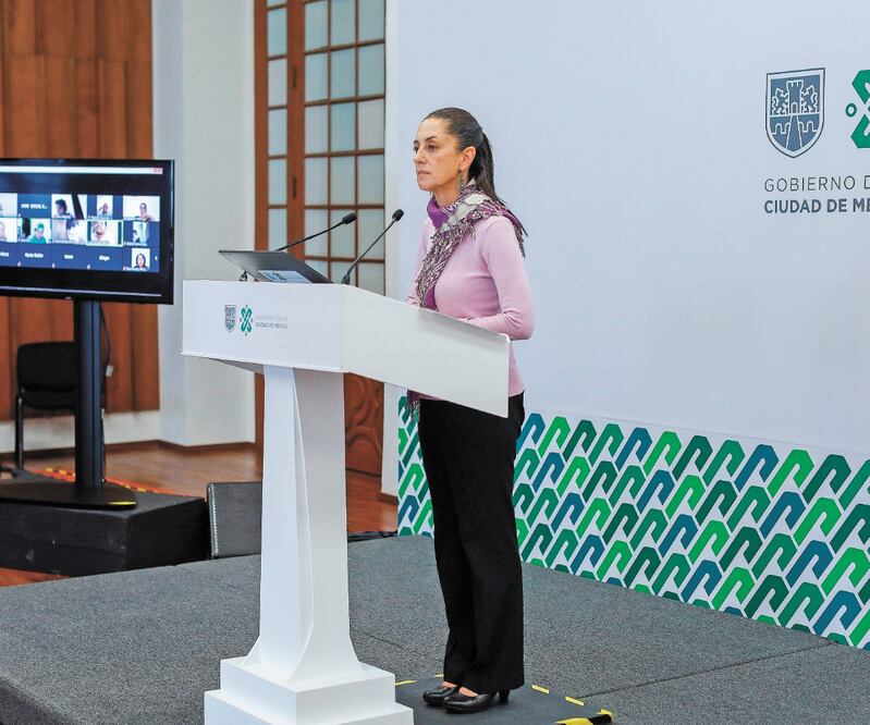Medidas ante Covid-19.Se han realizado estudios de mercado para comprar insumos médicos contra la pandemia, precisó Claudia Sheinbaum. EFE
