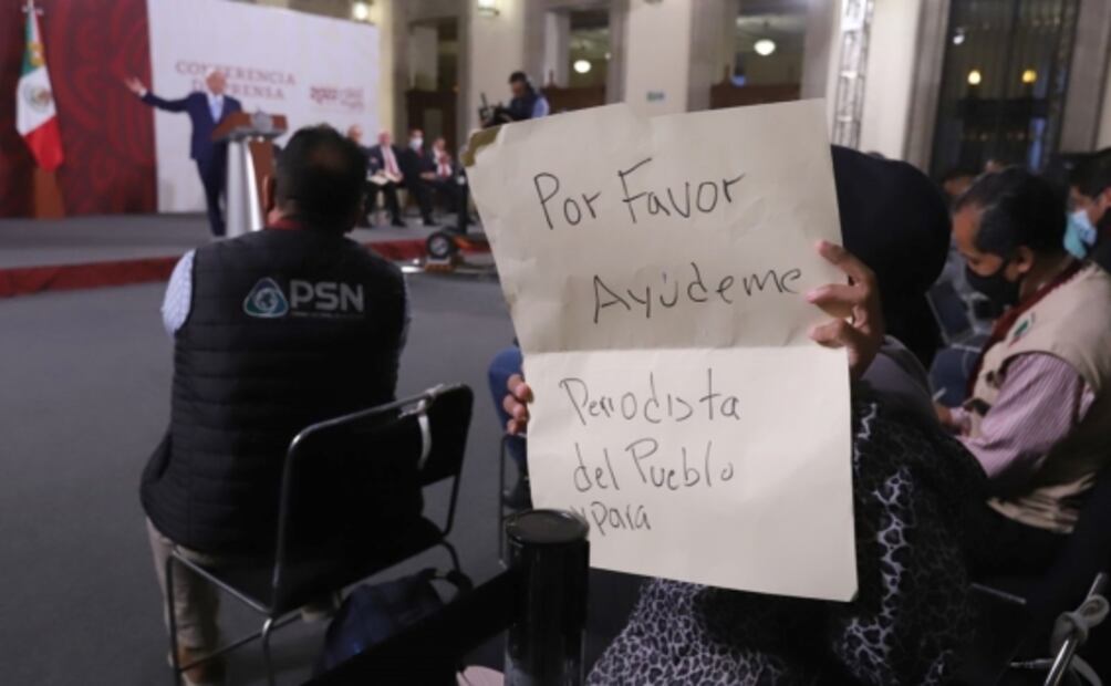 Acusan por amenazas y agresiones al periodista Omar Niño, asiduo asistente a mañaneras de AMLO