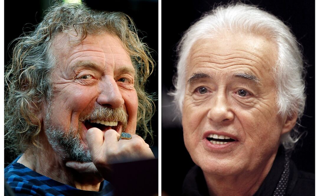 Robert Plant y Jimmy Page. Foto: Reuters