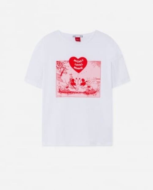 Celebra el día de San Valentín con esta playera de Mickey y Minnie Mouse