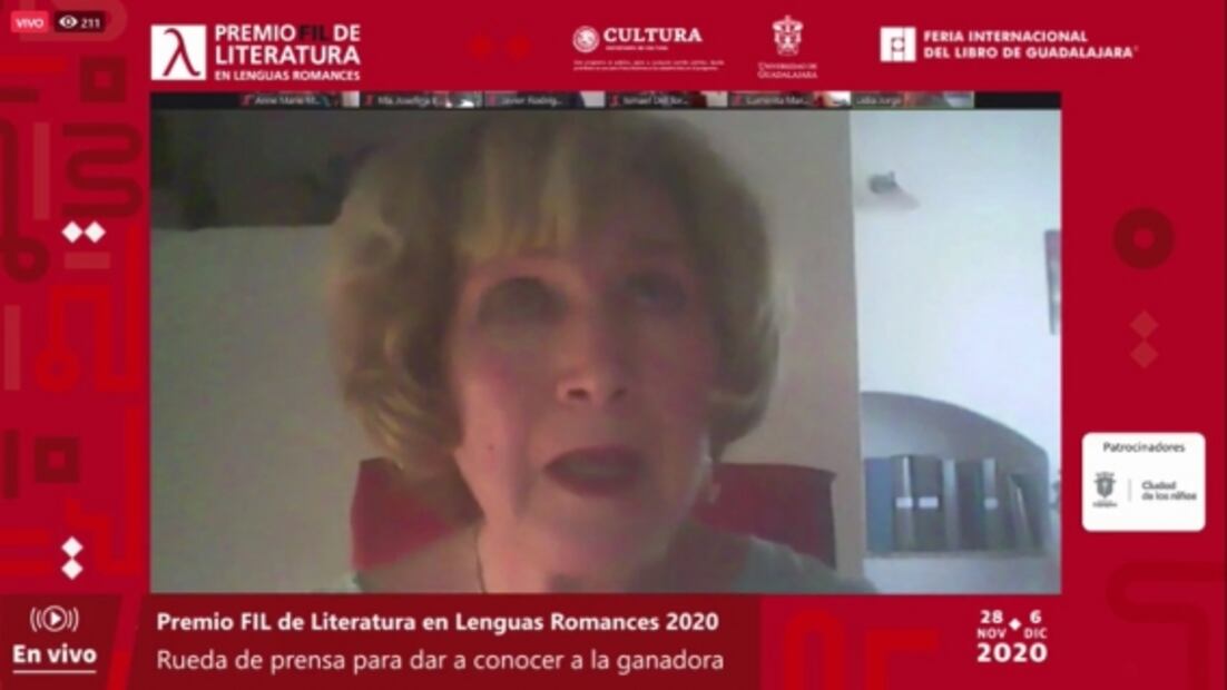 La portuguesa Lídia Jorge gana el Premio FIL de Literatura 2020