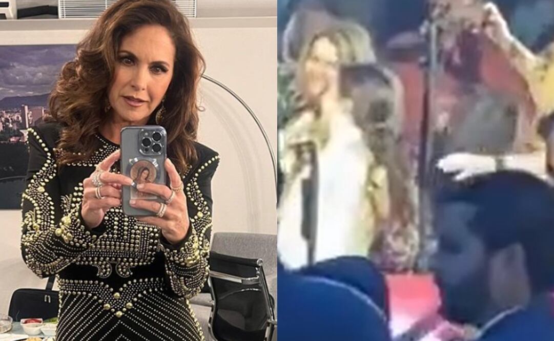 Fan agrede a Lucero en pleno concierto. Foto: Vía Instagram oficial/ Twitter.