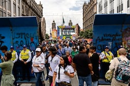 Fan Fest en el Zócalo mantiene cerco con vallas