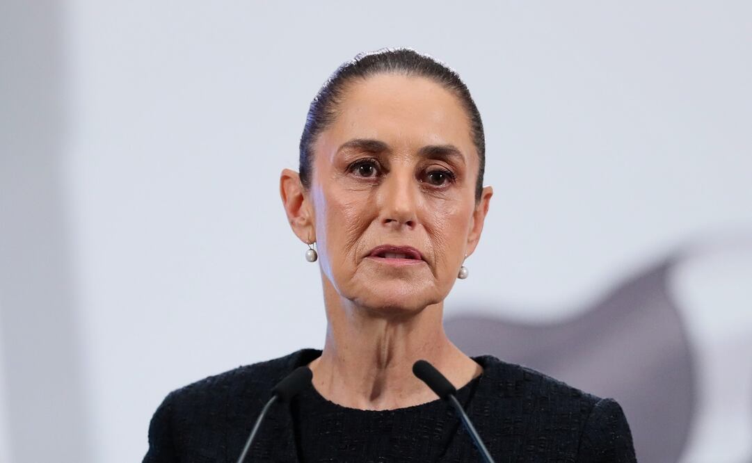 Claudia Sheinbaum en su conferencia matutina del 19 de septiembre de 2025 en Palacio Nacional. Foto: EFE/ Mario Guzmán