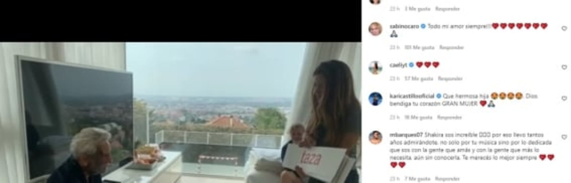 Shakira recibe palabras de aliento de Ricky Martin