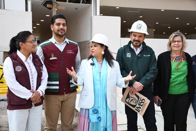 Clara Brugada visita hospital del IMSS en Iztapalapa que fue reconstruido tras sismos del 2017; será reabierto en los próximos meses