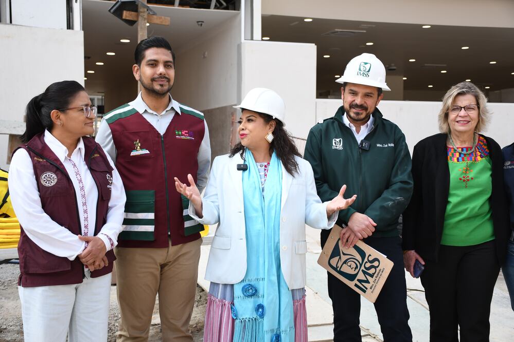 Durante su visita al Hospital General Regional No. 25 del IMSS en Iztapalapa, la jefa de Gobierno, Clara Brugada informó que el nosocomio será abierto en los próximos meses. (Foto: especial)