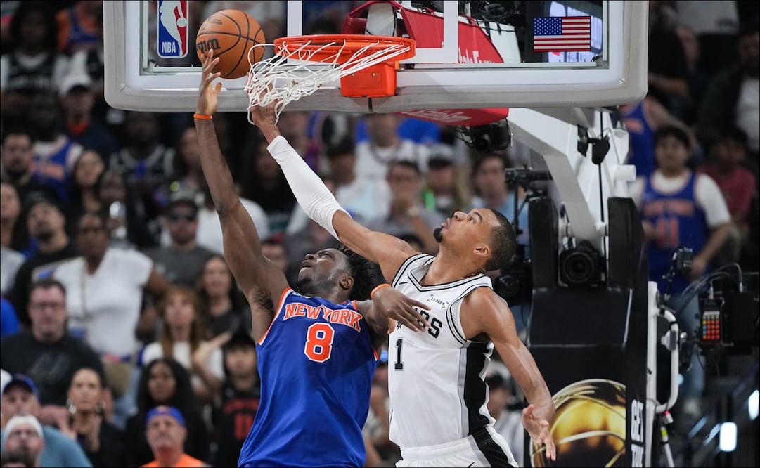 Conoce horario y canales para ver en vivo el Juego 3 entre Knicks y Spurs de las Finales de la NBA / FOTO: AP