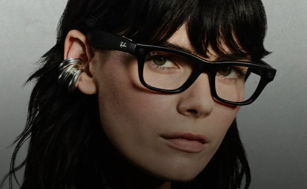 El diseño de los lentes de Meta IA los hace discretos y cómodos. Foto: Meta