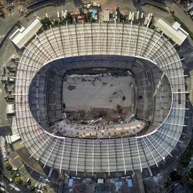 Estadio Banorte: Salen a la luz nuevas imágenes del avance de la cancha y las gradas del recinto